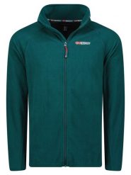 Geographical Norway Kurtka polarowa "Tug" w kolorze zielonym rozmiar: L. Zielone kurtki męskie Geographical Norway, l, bez wzorów, z polaru, bez kaptura. Za 60.99 zł.