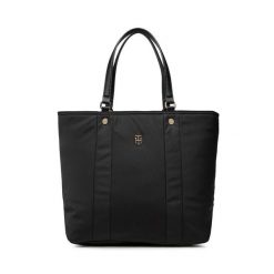 Torebka Tommy Hilfiger. Czarne torebki klasyczne damskie Tommy Hilfiger, bez wzorów, bez dodatków. Za 539.99 zł.