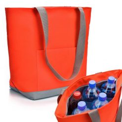 Torba termiczna Meteor Floe 20 l plażowa turystyczna na jedzenie napoje. Brązowe torebki klasyczne damskie Meteor, bez wzorów, bez dodatków. Za 43.99 zł.