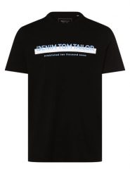 Tom Tailor Denim T-shirt Mężczyźni Bawełna czarny, XL. Czarne t-shirty męskie Tom Tailor Denim, m, bez wzorów, z bawełny, bez kołnierzyka. Za 79.95 zł.