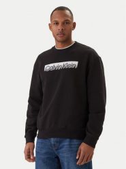 Calvin Klein Bluza Eu Sportswear Graphic LV04LF231G Czarny Regular Fit. Czarne bluzy bez kaptura męskie CALVIN KLEIN, m, z bawełny. Za 369.99 zł.
