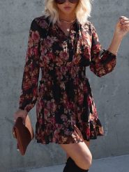 LA Angels Sukienka w kolorze czarno-czerwonym rozmiar: M. Czarne sukienki damskie LA Angels, m, bez wzorów, bez kołnierzyka, bez ramiączek, mini. Za 130.99 zł.