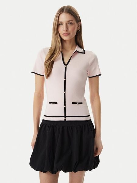 Morgan Sweter 261-MTOIRI Różowy Regular Fit. Czerwone swetry klasyczne damskie Morgan, xs, z wiskozy, bez kołnierzyka. Za 229.99 zł.