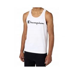 Koszulka Męska Champion Bez Rękawów Sportowa Tank Top. Białe t-shirty sportowe męskie CHAMPION, m, bez ramiączek. Za 129.00 zł.