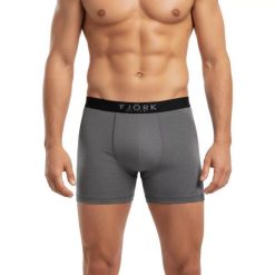 Bokserki Strahlorn Merino – opakowanie 2 szt. Czarne bokserki męskie FJORK MERINO, bez wzorów, z nylonu. Za 399.00 zł.