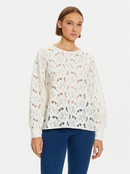 Fransa Bluzka Bonni 20614130 Écru Regular Fit. Bluzki damskie Fransa, s, bez wzorów, z syntetyku, bez ramiączek. Za 139.99 zł.