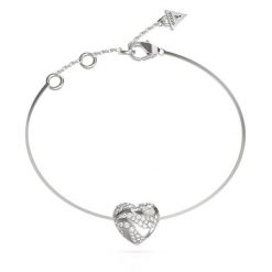 Bransoletka Guess. Szare bransoletki damskie Guess, srebrne. Za 179.99 zł.
