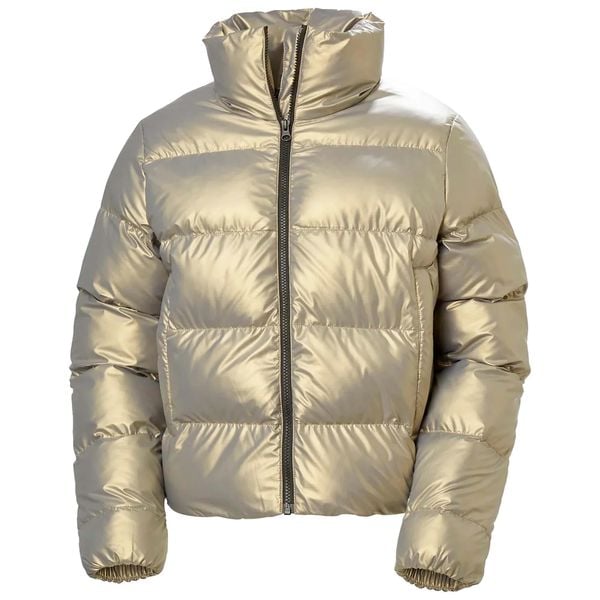 Kurtka damska Helly Hansen Jade Puffer. Żółte kurtki damskie Helly Hansen, bez wzorów, z puchu, bez kaptura. W wyprzedaży za 614.30 zł.