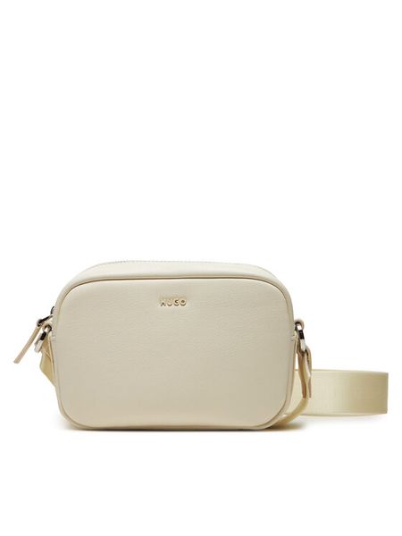 HUGO Torebka Bel 2.0 50547050 Écru. Listonoszki damskie Hugo, bez wzorów, ze skóry, bez dodatków. Za 319.99 zł.