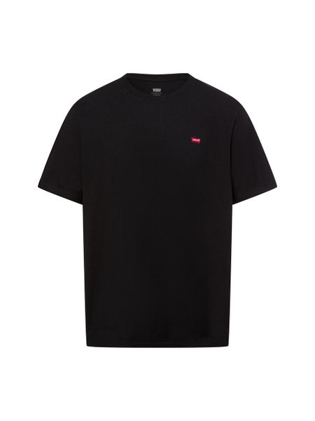 Levi's T-shirt Mężczyźni Dżersej czarny, XL. Czarne t-shirty męskie Levi's, m, z aplikacjami, z dżerseju, bez kołnierzyka. Za 129.95 zł.