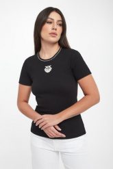 T-shirt damski Brugherio PINKO. T-shirty damskie Pinko, xs, bez wzorów, bez kołnierzyka. Za 429.00 zł.