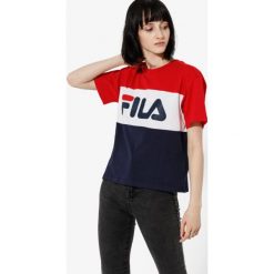 Fila Koszulka Ss Allison Tee , granatowy, rozmiar XS. Niebieskie bluzki sportowe damskie Fila, s, z aplikacjami, z materiału, bez ramiączek. W wyprzedaży za 129.99 zł.
