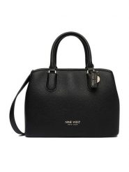 Nine West Torebka CEO-Vena-KY255 Czarny. Czarne torebki klasyczne damskie Nine West, bez wzorów, z materiału, bez dodatków. Za 249.99 zł.