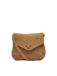 ONLY Skórzana torebka w kolorze jasnobrązowym - 18 x 16 cm rozmiar: onesize. Brązowe torebki klasyczne damskie Only, bez wzorów, z materiału, bez dodatków. Za 79.03 zł.