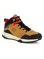 Kimberfeel Skórzane buty turystyczne "Marek" w kolorze czarno-jasnobrązowym rozmiar: 41. Brązowe buty trekkingowe męskie Kimberfeel, bez zapięcia, outdoorowe. Za 305.29 zł.