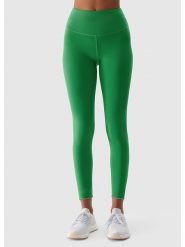 4F Legginsy sportowe w kolorze zielonym rozmiar: XL. Zielone legginsy damskie 4f, xl, bez wzorów, z materiału. Za 92.21 zł.
