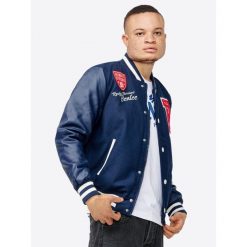 Kurtka puchowa Benlee Newark. Niebieskie kurtki męskie Benlee, s, bez wzorów, z puchu, sportowe, bez kaptura. W wyprzedaży za 493.00 zł.