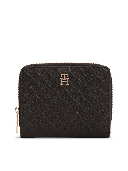 Tommy Hilfiger Portfel Kobiety Sztuczna skóra czarny, ONE SIZE. Czarne portfele damskie Tommy Hilfiger, bez wzorów, ze skóry. Za 269.95 zł.