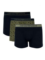 Emporio Armani Bokserki "3 Pack" | 112131 4F717 | Mężczyzna | Zielony, Granatowy. Niebieskie bokserki męskie Emporio Armani, bez wzorów, z bawełny. W wyprzedaży za 179.00 zł.