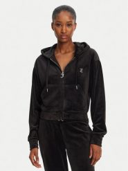 Juicy Couture Bluza Iccle JCWAS125308 Czarny Loose Fit. Czarne bluzy bez kaptura damskie Juicy Couture, xl, z syntetyku. Za 239.99 zł.
