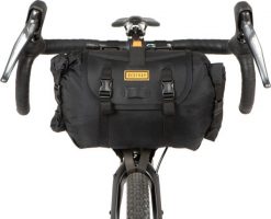 Torba na kierownicę do roweru Holster Bar Bag RESTRAP. Czarne torebki klasyczne damskie RESTRAP, bez wzorów, z materiału, bez dodatków. Za 674.45 zł.