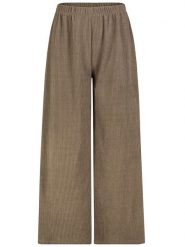 Sublevel Spodnie w kolorze szarobrązowym rozmiar: S/M. Brązowe spodnie materiałowe damskie Sublevel, bez wzorów, z materiału. Za 91.56 zł.