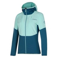 Damska kurtka narciarska z kapturem La Sportiva Session Tech. Niebieskie kurtki damskie La Sportiva, s, bez wzorów, z materiału, z kapturem, narciarskie. Za 628.00 zł.
