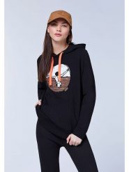 Chiemsee Bluza "Zwiko" w kolorze czarnym rozmiar: L. Czarne bluzy z kapturem damskie Chiemsee, l. Za 131.43 zł.