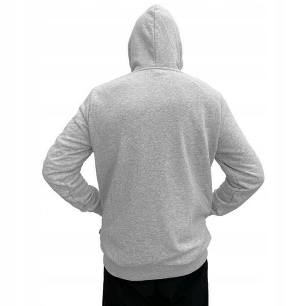 Bluza Z Kapturem Męska Logo Essentials. Szare bluzy sportowe męskie Puma, bez wzorów, z bawełny, bez kołnierzyka, bez ramiączek. Za 99.00 zł.