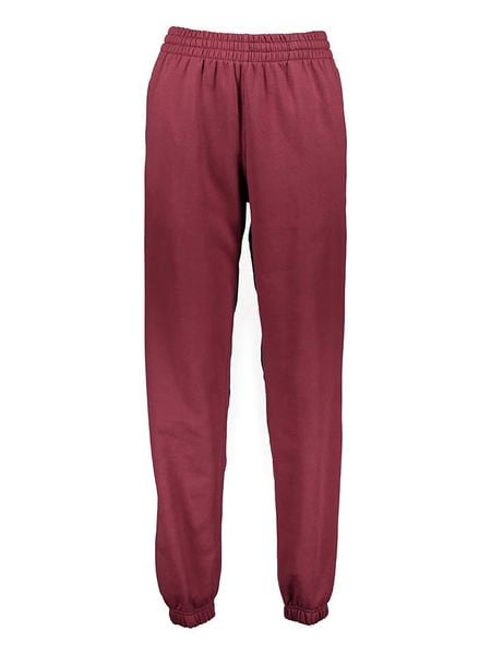 Adidas Spodnie dresowe "C" w kolorze czerwonym rozmiar: L. Czerwone spodnie dresowe damskie Adidas, l, bez wzorów, z bawełny. Za 152.98 zł.