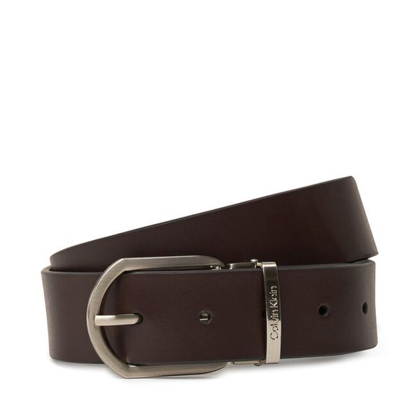 Pasek Męski Calvin Klein. Brązowe paski męskie CALVIN KLEIN, bez wzorów, casualowe. Za 159.99 zł.