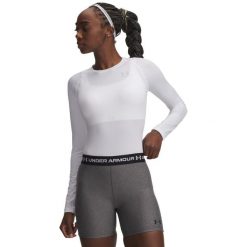 Under Armour Koszulka Damska HG Authentics Comp LS 1365459. Białe bluzki sportowe damskie Under Armour, m, bez wzorów, z elastanu, bez ramiączek. Za 170.45 zł.