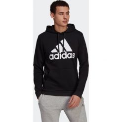 Bluza z Kapturem Essentials Big Logo Rozmiar S Czarny - GK9220. Białe bluzy sportowe męskie Adidas, bez wzorów, z bawełny, sportowe, bez kołnierzyka, bez ramiączek. Za 199.00 zł.
