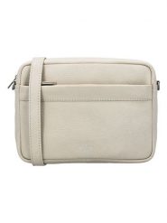 Charm Skórzana torebka w kolorze kremowym - 22 x 16 x 6 cm rozmiar: onesize. Brązowe torebki klasyczne damskie Charm, bez wzorów, z materiału, bez dodatków. Za 195.99 zł.