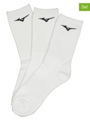 Mizuno Skarpety sportowe (3 pary) w kolorze białym rozmiar: 35-37. Białe skarpetki męskie Mizuno, bez wzorów. Za 140.86 zł.
