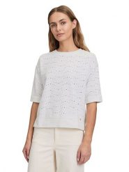 BETTY & CO Bluzka w kolorze białym rozmiar: 42. Białe bluzki damskie Betty & Co., bez wzorów, bez kołnierzyka, bez ramiączek. Za 100.75 zł.
