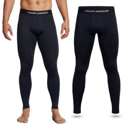 Legginsy sportowe męskie Under Armour getry szybkoschnące treningowe. Czarne spodnie sportowe męskie Under Armour. Za 199.99 zł.