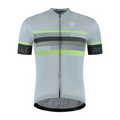 Koszulka kolarska męska Rogelli Hero II. Zielone t-shirty sportowe męskie Rogelli, na lato, m, z elastanu, bez ramiączek, rowerowe. Za 345.00 zł.