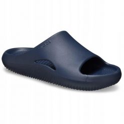 Klapki Dla Dorosłych Crocs Mellow Recovery Slide. Niebieskie klapki i japonki męskie Crocs, z materiału. Za 199.99 zł.
