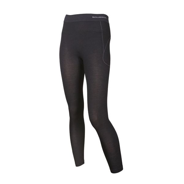 Spodnie termoaktywne damskie Brubeck Active Wool. Czarne spodnie sportowe damskie Brubeck, xl, z elastanu, trekkingowe. Za 183.49 zł.