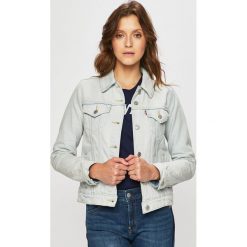 Levi's - Kurtka jeansowa. Niebieskie kurtki damskie Levi's, l, bez wzorów, z bawełny, bez kaptura. W wyprzedaży za 199.90 zł.