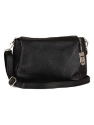 Lucca Baldi Skórzana torebka "Melfi" w kolorze czarnym - 26 x 19 x 9 cm rozmiar: onesize. Czarne torebki klasyczne damskie Lucca Baldi, bez wzorów, z materiału, bez dodatków. Za 336.61 zł.