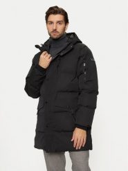 S.Oliver Kurtka puchowa 2150398 Czarny Regular Fit. Czarne kurtki męskie S.Oliver, m, bez wzorów, z puchu, bez kaptura. Za 629.99 zł.