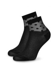 Nine West Skarpety długie KR_NW_STREET_W_SS25 (2 PACK) Czarny. Czarne skarpetki damskie Nine West, bez wzorów, z bawełny. Za 29.99 zł.
