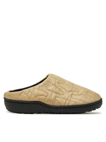 Subu Kapcie Outline Beżowy. Brązowe kapcie damskie Subu, z materiału. Za 189.99 zł.