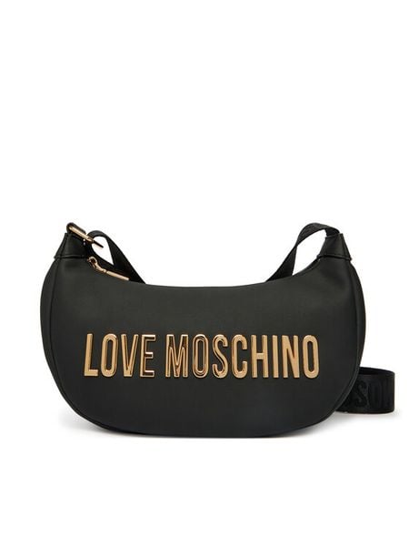 LOVE MOSCHINO Torebka JC4245PP0OKD0000 Czarny. Czarne listonoszki damskie Love Moschino, bez wzorów, ze skóry, bez dodatków. Za 656.99 zł.