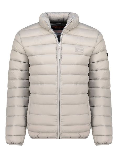 Geographical Norway Kurtka pikowana "Amichoko" w kolorze jasnoszarym rozmiar: M. Szare kurtki męskie Geographical Norway, m, bez wzorów, bez kaptura. Za 143.56 zł.