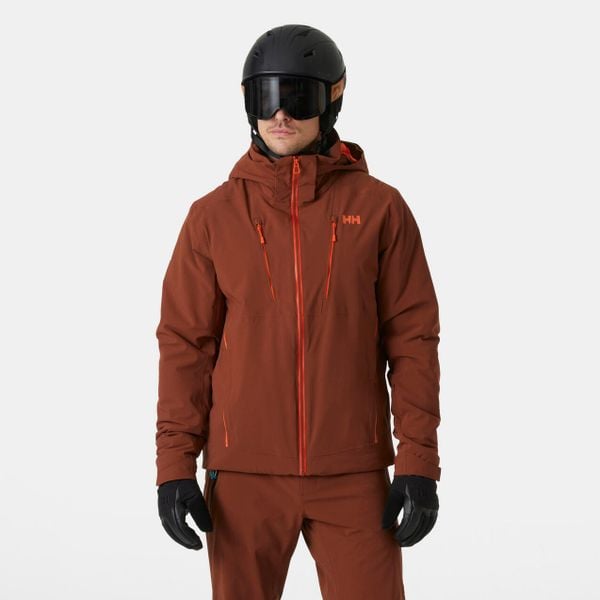 Kurtka narciarska Helly Hansen Alpha 4.0. Brązowe kurtki narciarskie i snowboardowe damskie Helly Hansen, m, bez wzorów, bez kaptura, narciarskie. W wyprzedaży za 1,669.50 zł.