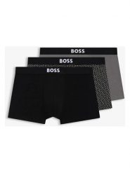 Hugo Boss Underwear Bokserki (3 pary) w kolorze czarnym i szarym rozmiar: XL. Czarne bokserki męskie Hugo Boss Underwear, bez wzorów. Za 184.95 zł.