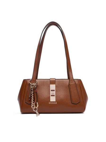 Guess Torebka Brooke HWBG98 97080 Brązowy. Brązowe torebki klasyczne damskie Guess, z aplikacjami, ze skóry, bez dodatków. Za 546.99 zł.